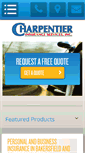 Mobile Screenshot of charpentierinsurance.com